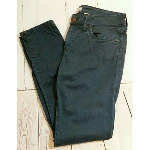 **SALE**J CREW FACTORY navy sateen skinny pants 26